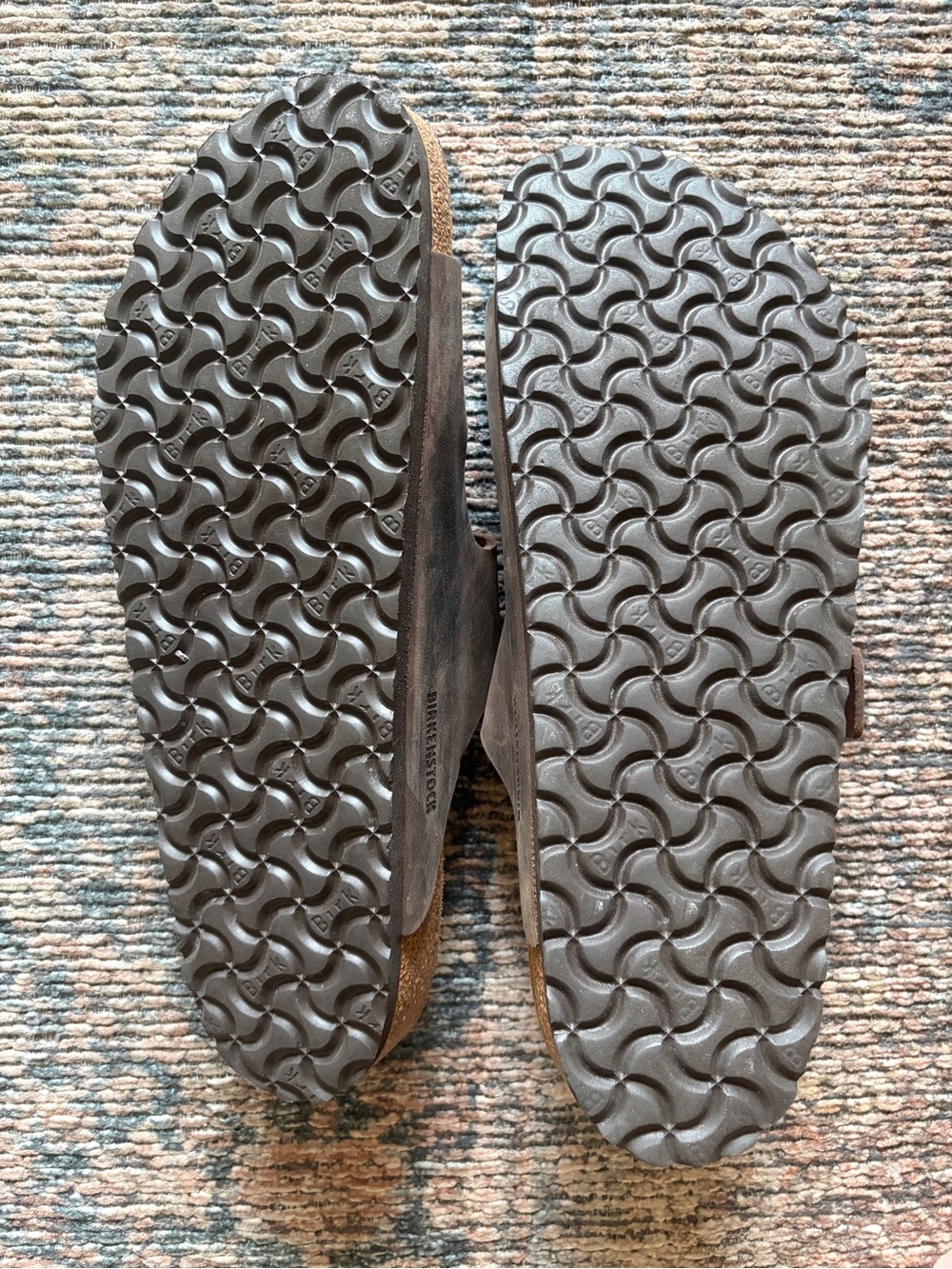 BIRKENSTOCK Arizona Leather Sandals Brown size 48 - Picture 2 of 5